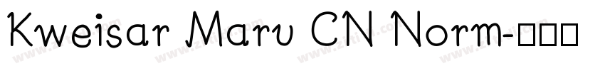 Kweisar Maru CN Norm字体转换